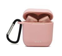 Claiol Silicone Case for Tozo T6, Front LED Visible, Premium Accessory Shockproof Case Cover with Keychain Compatible with Tozo T6. (Pink)