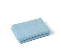 Clair de Lune 2 Pack Soft Cotton Cellular Pram Blanket