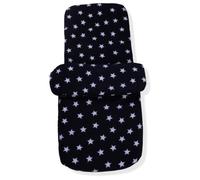 Clair de Lune Black Star Fleece Universal Pushchair Footmuff