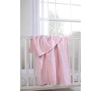 Cellular Blanket Clair De Lune Pink Large