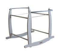 Clair de Lune Deluxe Rocking Moses Basket Stand - Grey