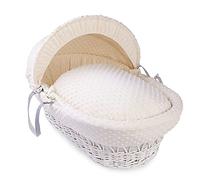 Clair de Lune Dimple Moses Basket Bedding Set (Basket NOT Included) - Cream