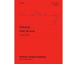 Clair de Lune - Edited from the first edition by Michael Stegemann. Fingering and notes on interpretation by Michel Béroff - Wiener Urtext Edition - piano - ( UT 50291 )