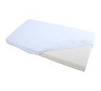 Clair de Lune Fitted Cotton Interlock Cot Sheets (Blue)