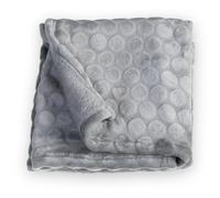 Clair de Lune Marshmallow Soft Baby Pram Blanket 90 x 70 cm (Grey)