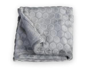 Clair de Lune Marshmallow Soft Baby Pram Blanket 90 x 70 cm (Grey)