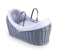 Clair de Lune Moses Basket, Grey, One Size