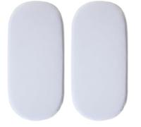 Clair de Lune Moses Basket Mattress Protector - 74 x 28 cm (Pack of 2)
