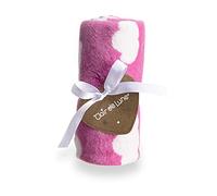Clair de Lune Reversible Cloud Fleece Baby Blanket, Super Soft Fleece, 100 x 70 cm, Pink