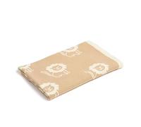 Clair de Lune Reversible Lion Knitted Baby Blanket, Soft Safari Design 70 x 90cm
