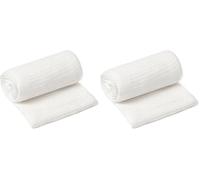 Clair de Lune Soft Cotton Cellular Baby Cot Blanket White 100 x 150 cm (Pack of 2)
