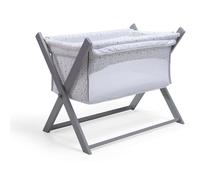 Clair de Lune Stars & Stripes Folding Crib Next to Me Baby Travel Cot 87 x 54 cm