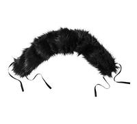 Clair de Lune Universal Pram Faux Fur Hood Trim, Black