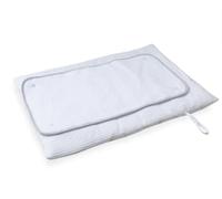 Clair de Lune White Waffle Cotton Roly Poly Travel and Change Mat