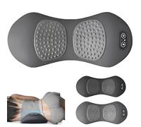 ClairBois 3-in-1 Massager, 3-in-1 Home Therapy for Back Pain and Sciatica, Triple Fusion Back Massager, Warming Vibration Massage (Gray)