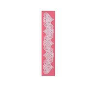 Claire Bowman 3D Cake Lace Mat - 1 Strip Art Nouveau Hearts 3D Mat