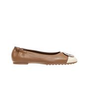 Claire Cap-Toe Ballet - female - Tory Burch - Ballerina Shoes - Beige - 3 1/2 UK - Shoes 3 1/2 UK