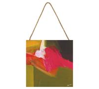 Claire Chandler So Far Away Wooden Block Claire Chandler Multicolor