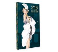 Claire Coxon Art Deco 2027 Slim Weekly Diary | Hardback Pocket Planner with Forward Planning & Original Art Deco Artwork