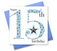 Claire Giles Ages Age 15 Boy Birthday Card, AGE15B