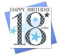Claire Giles Ages Age 18 Boy Birthday Card, AGE18B