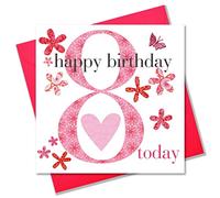 Claire Giles Ages Age 8 Girl Birthday Card