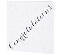 Claire Giles Greeting Cards, Congratulations and Good Luck Card, Stars design Congratulations Greeting Card