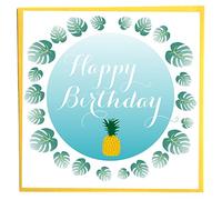 Claire Giles Greeting Cards, Happy Birthday Card, Sweet Pineapple Design Birthday Greeting Card