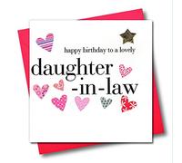 Claire Giles Hearts and Stars Happy Birthday Daughter-in-Law Card
