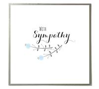 Claire Giles Greeting Cards, Sympathy Greeting Card, Sorry, Thinking of you Card, Flowers design