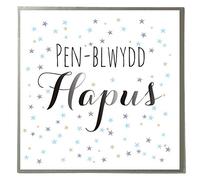 Claire Giles Greeting Cards, Welsh Happy Birthday Card, Penblwydd Hapus, Make a Wish on Your Birthday Greeting Card