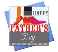 Claire Giles Hatful of Happy Father and Daughter Shoes Father's Day Card