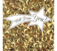 Claire Giles Northern Light "Well Done You, Gold Stars" Congratulation Card