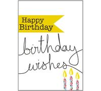 Claire Giles Peek-a-Boo! Window Script Birthday Wishes Card