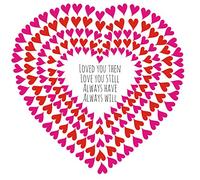 "Claire Giles Quill"Loved You Then…" Valentine's Day Card" VQU003