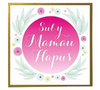 Claire Giles Quill "Sul y Mamau Hapus - Spring Flowers" Welsh Mother's Day Card