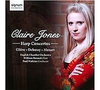 Claire Jones : Gliere/Debussy/Mozart: Harp Concertos CD (2010) NEW