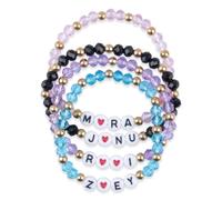 Claire Katie Stackable Stretch Bracelets Friendship Beaded Bracelets Demon Merch Birthday Christmas Gifts for Little Fans Women Unique Gift Jewelry, One Size, Acrylic, no gemstone