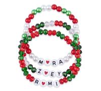 Claire Katie Stackable Stretch Bracelets Friendship Beaded Bracelets Demon Merch Birthday Christmas Gifts for Little Fans Women Unique Gift Jewelry, One Size, Acrylic, no gemstone