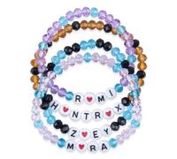 Claire Katie Stackable Stretch Bracelets Friendship Beaded Bracelets Demon Merch Birthday Christmas Gifts for Little Fans Women Unique Gift Jewelry, One Size, Acrylic, no gemstone