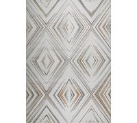 Claire Luxury Abstract Short Pile Rug London Rug Company Cream 240cm x 340cm