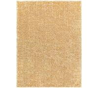 CLAIRE Shaggy Solid Color Plush Pile Area Rug Livabliss Yellow 200cm x 275cm