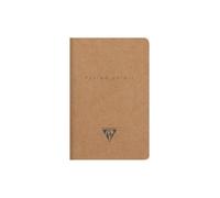 Clairefontaine - 103596C - Thread Stitched Notebook Flying Spirit 9x14cm 96 Pages Lined Ivory Paper 90g - Brown Kraft Cover - 5 Designs, Random delivery