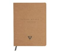 Clairefontaine - 103746C - Day-to-Day Journal 19x25cm 192 Pages Dot - Kraft Card Cover - Pocket Bookmark Elastic Flying Spirit Collection - Random Delivery