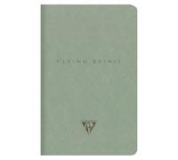 Clairefontaine - 107506C - Sticthed Notebook Flying Spirit 11x17cm 96 Lined Pages Ivory Paper 90, Green Grey hardback Cover - 5 Prints, Random delivery.