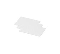 Clairefontaine 11287C Iridescent White Paper Pack of 25 Plain Cards Size 7x9,5cm 210gsm Invitation Cards Events Correspondence Pollen Range Premium Smooth