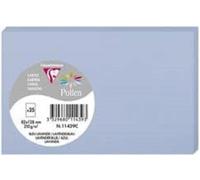 Clairefontaine 11440C Pack of 25 Plain Cards Format 8,2x12,8cm 210gsm Leaf Bud Green Invitation and Correspondence Boards Pollen Range - Premium Smooth Paper