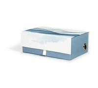 Clairefontaine 115653C - A Rectangular Multifunction Cardboard Storage Box - Home Office - Mountain/Nature Patterns - 29.8 x 17.8 x 10.8 cm - Fine Grain Paper - La Vie En Vosges Collection