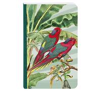 Clairefontaine 115764C - A Softcover Notebook with Plant/Bird/Butterfly Motifs - 9x14 cm 144 Lined Pages 90g White Paper - Jungle Harmony Collection - 2 visuals, random delivery