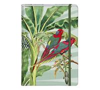 Clairefontaine 115771C - A Rigid Lined Notebook Plant Patterns A5 14.8x21 cm 96 Ruled Pages 90g White Paper - Gusset Pocket - Elastic - Jungle Harmony Collection 2 visuals, libr. Random